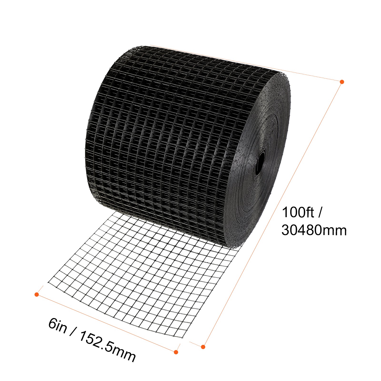 VEVOR  Solar Panel Bird Guard, Critter Guard Roll Kit With Tainless Steel Fasteners, Solar Panel Guard With Rust-proof PVC Coating,